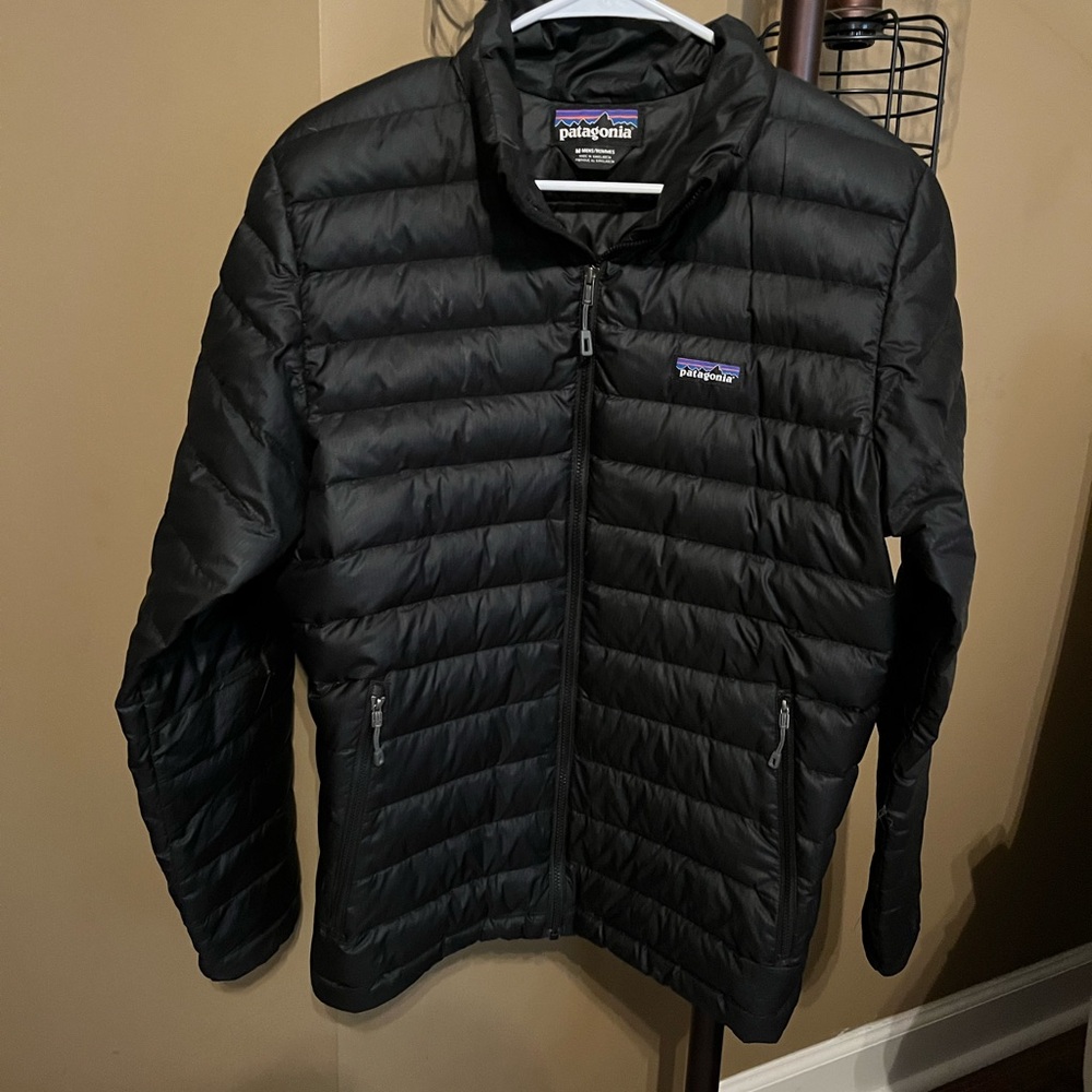 Patagonia Men's Quilted Black Puffer Jacket